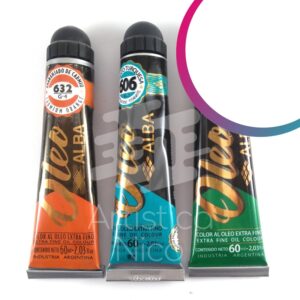 Oleo extrafino profesional Alba x 60 ml. G2 - Blanco de titanio 610