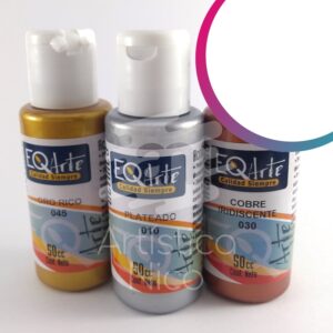 Acrilico decorativo EQarte x 50 cc. - Perlado - Blanco