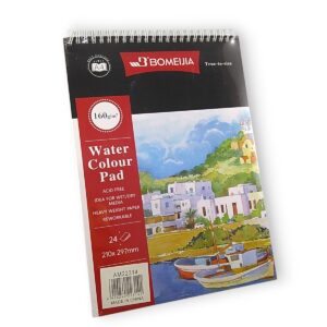 Block para acuarela A4 160gr. x24 hojas Bomeijia