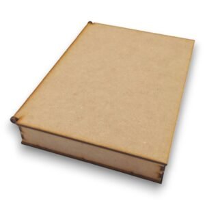 Caja alajero con bisagra 6 divisiones 14x22x3,5 cm. MDF 3mm