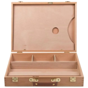 Caja de pintor valija mediana madera Artmate 32 x 24 x 7 cm.
