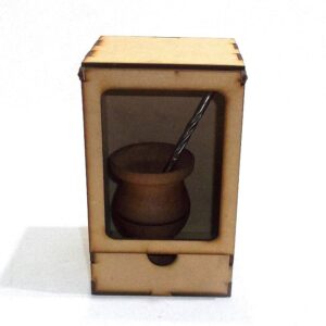 Caja para mate MDF 3mm