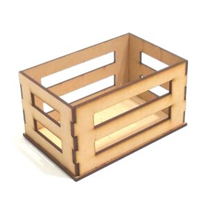 Cajon de verduras 10x15x8 cm. MDF 3mm