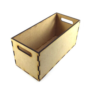 Cajon malletado 14x31 x15 cm. MDF 5mm