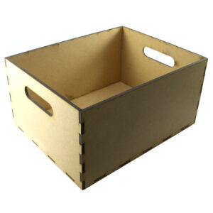 Cajon malletado 28x35 x18 cm. MDF 5mm