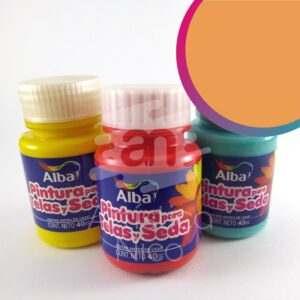 Pintura para telas y seda Alba x 40 ml. - Tradicional - Camel