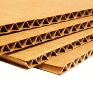 Carton corrugado Kraft placa 70x100 cm. 2 caras marron