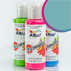 Acrilico decorativo Decoralba x 60 ml. - Tradicional - Celeste lago