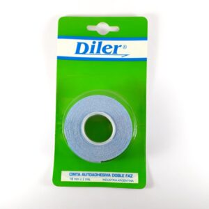 Cinta doble faz Diler 18 mm. x 2 mt.