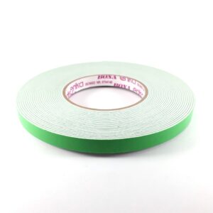 Cinta doble faz gruesa Bona-Erika verde 12 mm. x 10 mt.