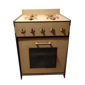 Cocina infantil base 40x36cm. altura 60cm. MDF 5mm