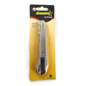 Cortante cutter Shineway 9 mm. metal