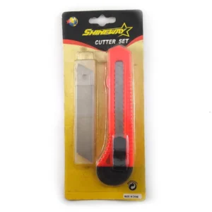 Cortante cutter Shineway 18 mm. plastico con 10 repuestos