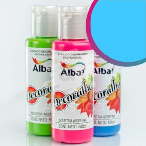Acrilico decorativo Decoralba x 60 ml. - Tradicional - Cyan