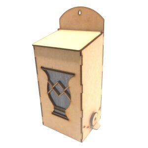 Dispenser de yerba 13x11x31cm. MDF 3mm