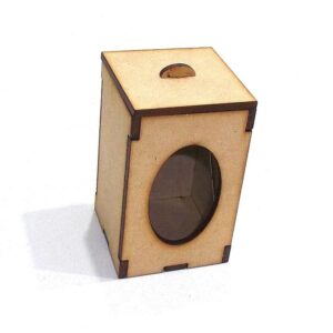 Especiero con vidrio suelto MDF 3mm