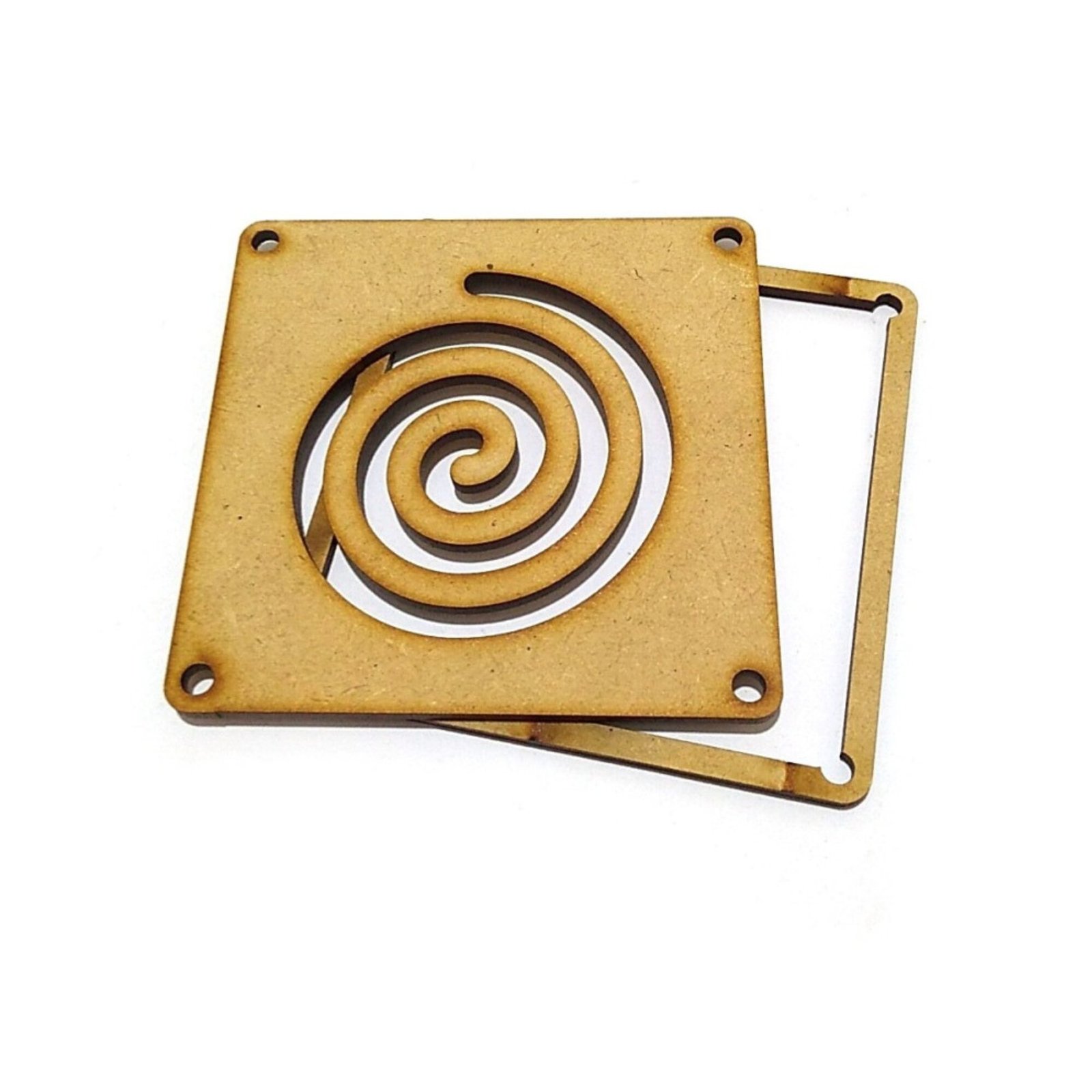 Recorrido espiral para tablero sensorial MDF 3mm - Imagen 2