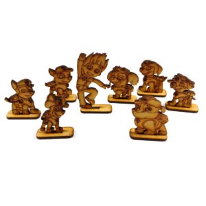 Paw Patrol Patrulla Canina - Figuras con pie x8 u. altura 5cm.