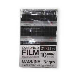 Film carbonico hoja 21x33 cm. negro