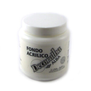 Fondo acrilico Alba x 200 ml. Blanco