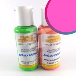 Acrilico decorativo Plantec x 50 cc. - Fucsia fluorescente