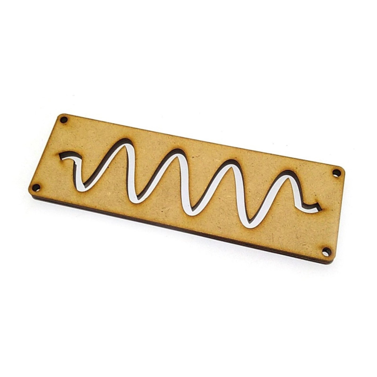 Recorrido gusanito para tablero sensorial MDF 3mm