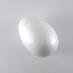Huevo de telgopor Nº 7 altura 7cm.