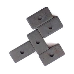 Iman ceramico reforzado rectangular 14 x 25 mm.