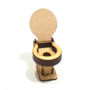Inodoro para casita de muñecas MDF 3mm