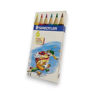 Lapices de colores pinturitas Staedtler x6 colores cortos