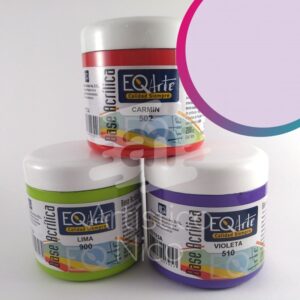 Base acrilica EQarte 200ml. - Lila