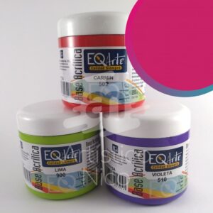 Base acrilica EQarte 200ml. - Magenta