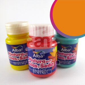 Pintura para telas y seda Alba x 40 ml. - Tradicional - Mango