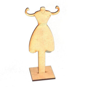 Maniqui chico con pie MDF 3mm