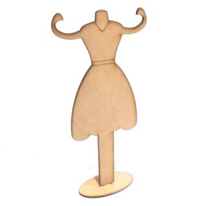 Maniqui grande con pie MDF 3mm