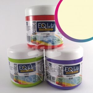 Base acrilica EQarte 200ml. - Manteca