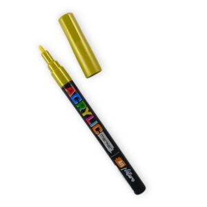 Marcador de acrilico Plantec Art Nature punta fina - Oro