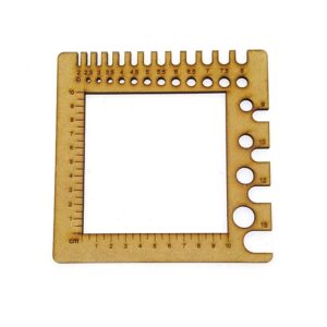 Medidor de muestras de tejido fibroplus blanco 3mm