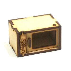 Microondas para casita de muñecas MDF 3mm