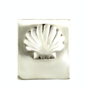 Molde plastico blanco para jabones - Ostra
