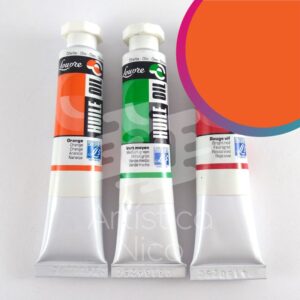 Oleo profesional L&B Louvre 20 ml. Naranja 201