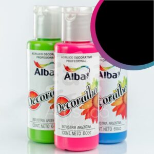 Acrilico decorativo Decoralba x 60 ml. - Tradicional - Negro