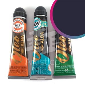 Oleo extrafino profesional Alba x 60 ml. G1 - Negro marfil 680