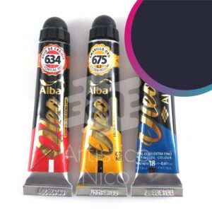 Oleo extrafino profesional Alba x 18 ml. G1 - Negro marfil 680