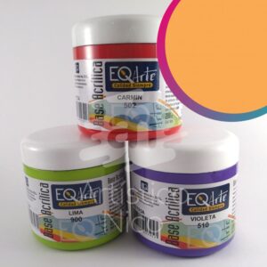 Base acrilica EQarte 200ml. - Ocre
