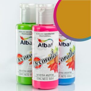Acrilico decorativo Decoralba x 60 ml. - Tradicional - Ocre