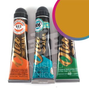 Oleo extrafino profesional Alba x 60 ml. G1 - Ocre amarillo 661