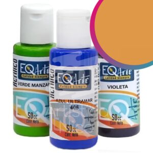 Acrilico decorativo EQarte x 50 cc. - Tradicional - Ocre amarillo ferroso
