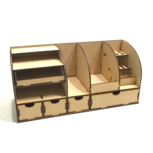 Organizador multiuso grande 38x14x18 cm. MDF 3mm