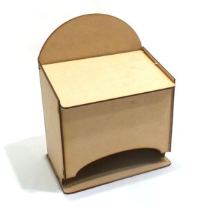 Pañalera baja altura 31cm. MDF 3mm